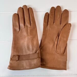 Fownes Brothers Vintage Women’s leather Gloves camel brown Size Medium